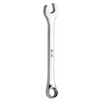 SK PROFESSIONAL TOOLS Combination Wrench: Alloy Steel, Chrome, 17 mm Head Size - Metric 6-Point Combination Wrenches