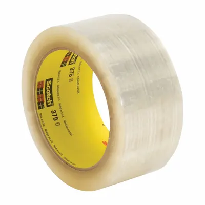 SCOTCH Carton Sealing Tape: 3.1 mil Tape Thick, 3 in x 55 yd - Heavy-Duty Hot Melt Tape