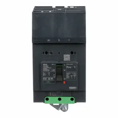 The SQUARE D BDA36020 is a 20 A, 3-pole B-Frame molded case circuit breaker from the BDA series. It is rated 25kA at 277/408V AC and 525V AC, with a fixed instantaneous trip and ABC phase connection. The breaker features I-Line terminal connection on one end, suitable for use in power distribution panels, motor control centers, and switchboards.