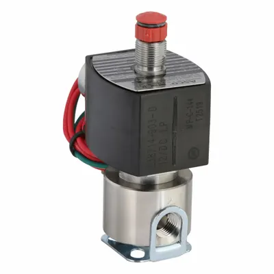 REDHAT Solenoid Valve: 3-Way, Configurable, 1/4 in Pipe Size, 12V DC - 3-Way/2-Position, Configurable Solenoid Valves