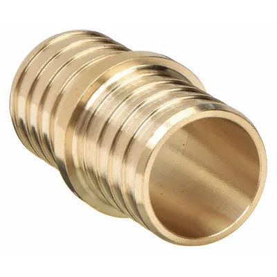 ZURN QQC65GX Crimp-On Brass Barbed Tube Fitting - Crimp-On Brass Barbed Tube Fittings