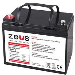 This sealed LiFePO4 battery provides 12.8V DC output with 35 Ah capacity for deep-cycle energy storage. ABS housing and M6 terminal connection. Dimensions: 7.64 in height, 5.2 in width. Suitable for solar systems, UPS backups, electric vehicles, and marine applications.