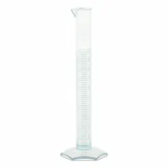 Graduated Cylinder: Polypropylene, 10 mL, TC, Hexagon, Colorless