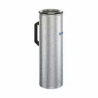 COLE-PARMER Cryogenic Dewar: 0.5 L Capacity, 3 1/4 in Overall Dia, 10 1/4 in Overall Ht, Aluminum (MPN 0377030)