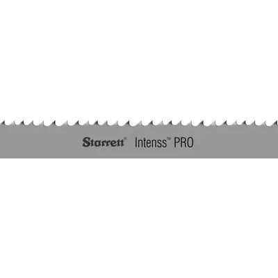 STARRETT Band Saw Blade: Bi-Metal, Intenss(TM) PRO, 16 ft 2 in, Raker Cutting Edge - Low-Alloy Steel- & Nonferrous Metal-Cutting Blades