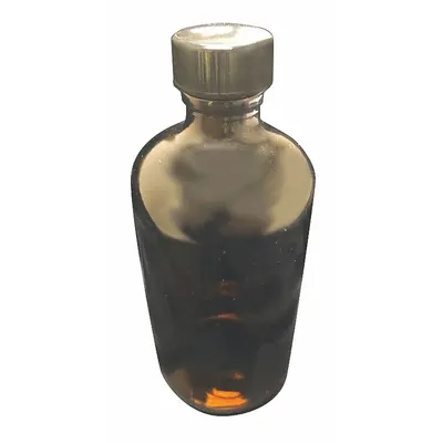 OEM Sampling Bottle: 30 mL - Amber Narrow Mouth Round Glass Lab Bottles