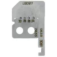 Wire Stripper Replacement Blades: 1 2/5 in Overall Lg, Steel, Less than 6 in, 10F580, 45-637, LB-917