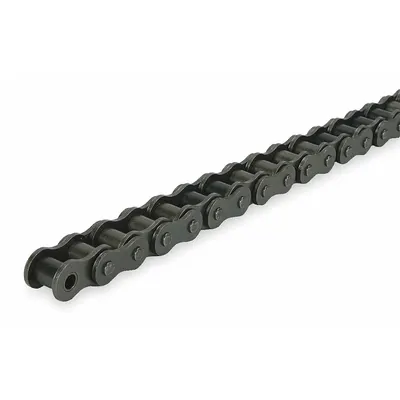 Dayton Roller Chain: Single Strand, 140, 1 3/4 in Pitch, Steel, 10 ft Overall Lg - Standard Roller Chains