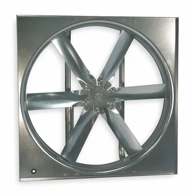 Dayton Supply Fan: 20 in Blade, Stamped - Belt-Drive Panel Supply Fans without Drive Package