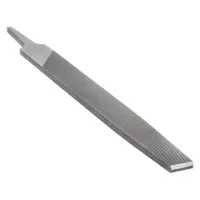 Machinists File: Rectangular, Bastard Cut, 10 in Lg without Tang, 1 in Wd, 15/64 in Thick, Natural (MPN 10Z693)