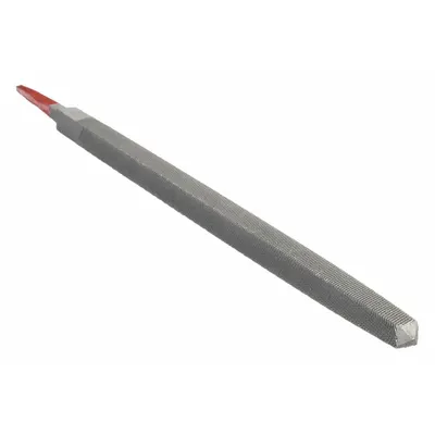 SIMONDS Machinists File: Square, Double-Cut, Safe Edge Cut, Bastard Cut, 6 in Lg without Tang - Double-Cut Square Files