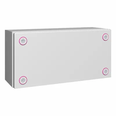 RITTAL Enclosure: Light Gray, Steel, 5 in x 11 in x 5 in, NEMA 1/12/3R/4 - Metallic Boxes