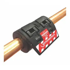 This partial-gasket repair clamp is designed for sealing leaks in 3/4 in pipe without replacing the entire section. It features a plastic body with a rubber gasket and an overall length of 3 in. Rated for a maximum operating pressure of 87 psi and a maximum vacuum pressure of 87, it is suitable for temporary or permanent repairs in plumbing, HVAC, and industrial piping systems.