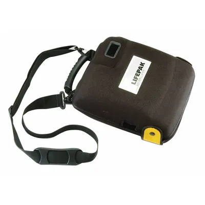 STRYKER PHYSIO-CONTROL Soft Shell Case: Soft Shell Case, Nylon, Black, 13 in Overall Wd, 14 in Overall Lg - Soft Storage Bags for AEDs