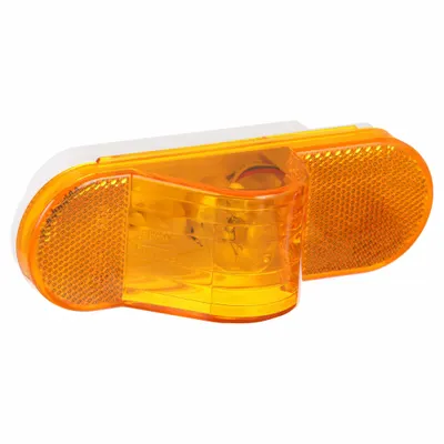 GROTE 52193 Incandescent Turn Signal Light, Amber Oval, Grommet Mount - Turn Signal Lights