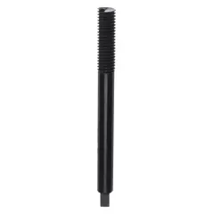 This threaded mandrel is used to install metric coarse right-hand helical inserts into pre-tapped holes. It is designed for steel helical inserts and is suitable for thread repair or reinforcement in metal components.