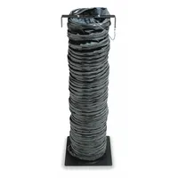 ALLEGRO Statically Conductive Duct: 16 in Dia, 15 ft Lg, For Use With Explosion Proof Blowers, Black (MPN 9600-15EX)