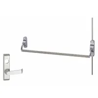 VON DUPRIN Surface Vertical Rod: 44 in Max Door Wd, Chrome (MPN 8827L-06-F US26D RHR)