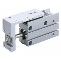 SMC Mini Slide Table: 15 mm Stroke Lg, 10 mm Bore Dia, Mfr Part # MXH10-15Z, MXH Series, Metric
