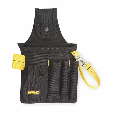 DEWALT Tool Pouch: For 2 in Belt Wd - Max, 5 Pockets - Polyester Tool Pouches