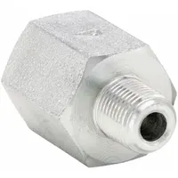 PARKER Metal Pipe Straight: 1/2 in x 1 in, Male NPT Threaded x Female NPT Threaded, 3,000 psi, Steel (MPN 1 X 1/2 FG-S)