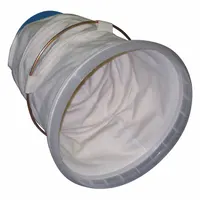 Standard dry cloth filter for Nilfisk canister vacuums. Designed for dry debris collection in industrial cleaning applications such as workshops and manufacturing facilities