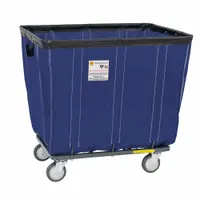R&B WIRE PRODUCTS INC. Basket Truck: 20 cu ft, 800 lb, 40 1/2 in L x 29 1/4 in W x 33 in H, Steel (MPN 416SOC/ANTI/NVY)