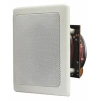 SOUNDTUBE Speaker: Passive, 2-Way, 8 ohm Impedance, 4 3/4 in Overall Wd, 2 in Overall Ht (MPN RF31-EZ-T-WH)