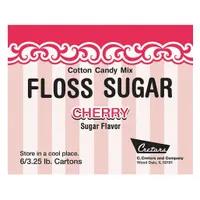 Cotton Candy Mix: Cherry, Floss Sugar, 7409-CH, 6 PK