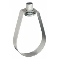 Loop Hanger: Pre-Galvanized Steel, For 1 in Pipe, For 3/8 in Threaded Rod, 300 lb Load Capacity (MPN 1150100EG)