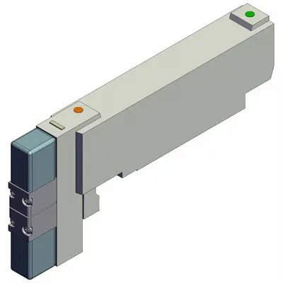 SMC Solenoid Valve: Double Solenoid, Five-Way / Two-Position, 20.57 scfm Flow Rate - Max - SMC VQC Series Directional Control Valves