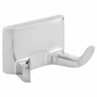 TAYMOR Bathroom Hook: 1 1/2 in x 2 1/2 in x 1 1/2 in, Zinc, Polished, Mounting Hardware (MPN 01-9402)
