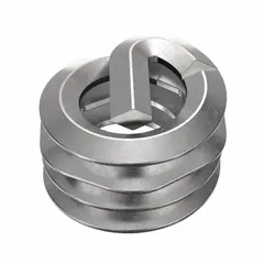 Screw-locking tanged helical insert for repairing or reinforcing threads in metal substrates. Features 18-8 stainless steel construction with a coarse right-hand #10-24 thread and tensile strength of 200,000 to 250,000 psi. Supplied in a 1,000-piece pack with plain finish. Suitable for inch-system applications requiring STI Tap Size #10-24.