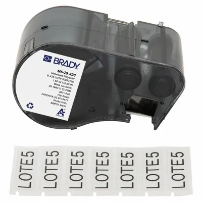BRADY Precut Label Roll Cartridge M5-29-428 - Brady Precut Label Roll Cartridges
