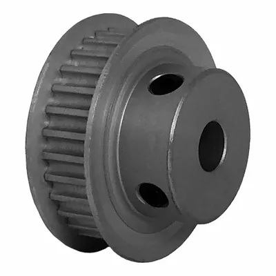 Dayton Timing Pulley: Modified Curvilinear, Fixed, For GT Timing Belt Section - GT Section Fixed-Bore Timing Pulleys with Hub
