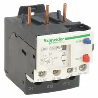 SCHNEIDER Overload Relay: Thermal Protection, 3 Poles, 1NO/1NC, Phase Loss Sensitivity, 0.63 A – 1 A (MPN LRD05)