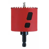 MORSE Hole Saw: 2 5/16 in Saw Dia., 5/6 Teeth per Inch, 1 7/8 in Max. Cutting Dp, Bi-Metal (MPN MHSA37C)