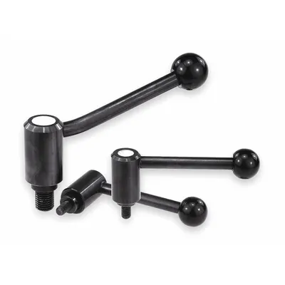 KIPP K0108.1A41X25 Adjustable Tension Lever with Threaded Stud - Adjustable Tension Levers with Threaded Stud