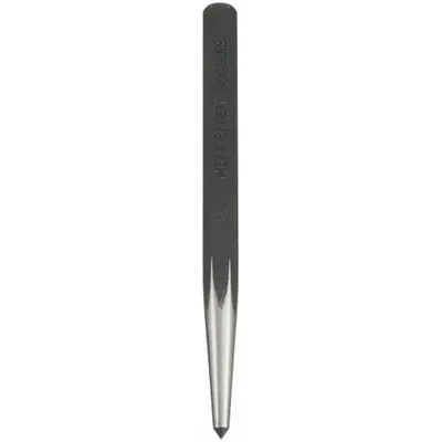 WESTWARD Prick Punch: 3/16 in Tip Size, Hexagon, 5 1/4 in Overall Lg, 1 3/4 in Taper Lg - Prick Punches