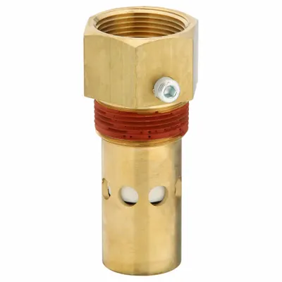 CONTROL DEVICES Check Valve: In Tank, Brass, 1 1/4 in FPT, 1 1/4 in MPT - Pneumatics