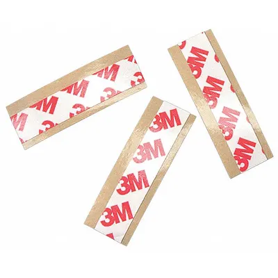 3M GPT-020 Double-Sided Polyester Film Tape Strips, 1/2 in x 3 in, 8.3 mil - Double-Sided Film Tape Strips & Squares