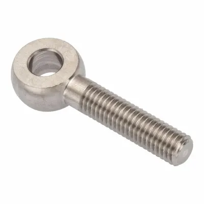 AMPG Fixed Rod End: Stainless Steel, Plain, 50 mm Hole Center-to-End Lg, Right Hand - Stainless Steel Male Threaded Fixed Rod Ends