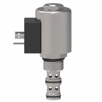 CHAR-LYNN Solenoid Valve: Two Positions, Normally Open, Three-Way, C-8-3 Valve Cavity Size - Solenoid Cartridge Valves