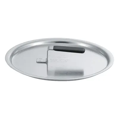 VOLLRATH Flat Cover: 14 7/8 in Top Dia, Aluminum, Silver, Aluminum, NSF Certified - Covers
