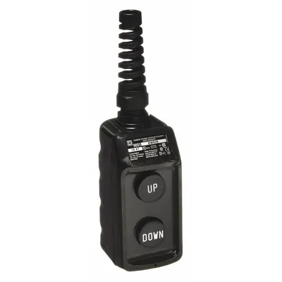 SQUARE D 9001BW92B Push-Button Pendant, 2NO, Up/Down, NEMA 1/3/3R/4/4X - Push-Button Pendants