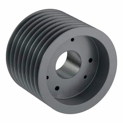 OEM V-Belt Pulley: C105 - Bushed-Bore Cast-Iron V-Belt Pulleys