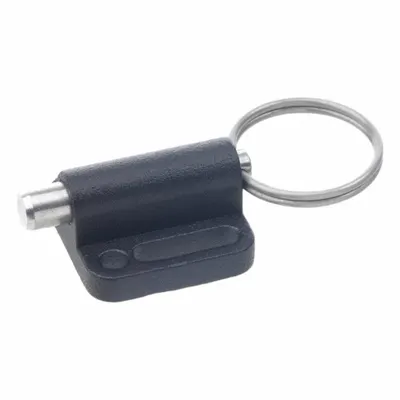 JW WINCO Indexing Plunger Latch Mechanisms with Pull Ring: 4 mm Plunger Wd - Horizontal-Mount Pull-Ring Indexing Plungers