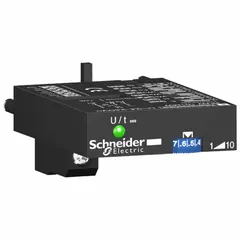 This pneumatic relay timer provides an On-Delay timing mode with a range from 0.05 seconds to 10 days. It features a snap-on connection for easy installation and is compatible with the RUZ 3 C/O series. Used in industrial control circuits to introduce precise time delays.