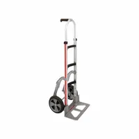 MAGLINER General Purpose Hand Truck: 500 lb, Single-Pin, Silver, Aluminum, Flat-Free, Rubber (MPN HMK517UAB5)
