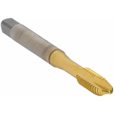 WIDIA GTD Spiral Point Tap: #10-24 UNC, H3, 2 Flute, Plug Chamfer, TiN Coated Cobalt (MPN 5365778) - General Purpose Spiral-Point Taps